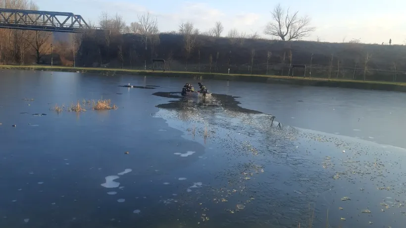 Doi copii AU CĂZUT în râul Olt, după ce gheața subțire s-a rupt sub ei. În ce stare se aflau victimele, la sosirea pompierilor