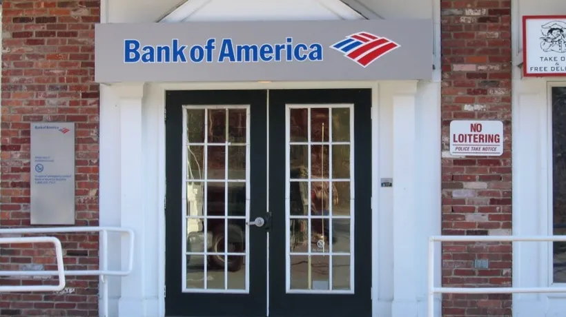 Profitul Bank of America a crescut de patru ori în primul trimestru, la 2,62 miliarde de dolari