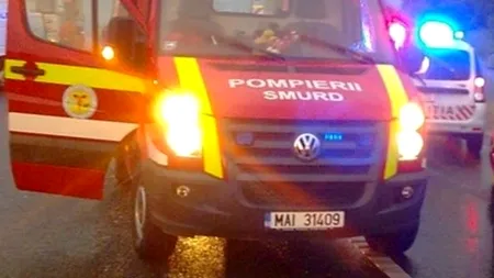 Șase persoane au fost rănite în urma unui accident violent pe DN 13A. Victimele, transportate la spital