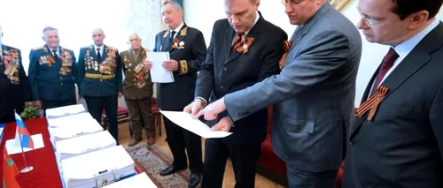 Autoritățile din Moldova au reținut din avionul delegației lui Rogozin listele cu semnături pentru independența Transnistriei și unirea cu Rusia