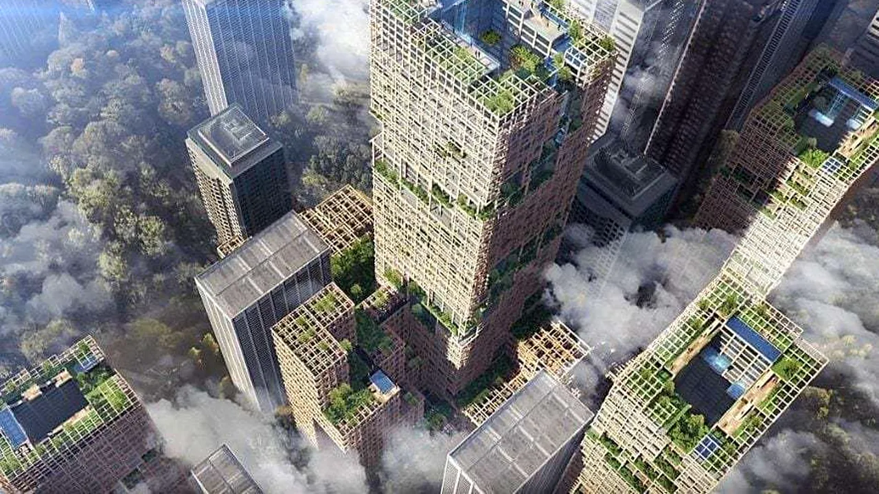 O companie niponă vrea să construiască un zgârie-nori din lemn, care să devină cea mai înaltă clădire din Japonia