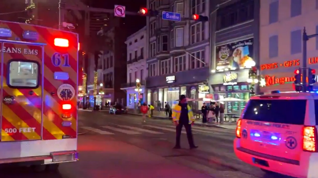 TRAGEDIE în noaptea de Revelion, în New Orleans. Cel puțin 15 persoane au murit, după ce un șofer a intrat în mulțimea de oameni și a deschis focul