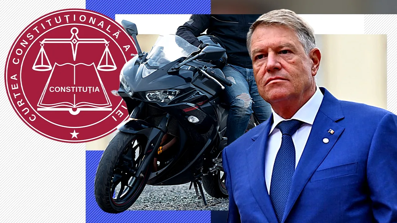 Iohannis sesizează CCR cu privire la Legea care permite celor care dețin permis categoria B și au 24 de ani împliniți să conducă anumite motociclete