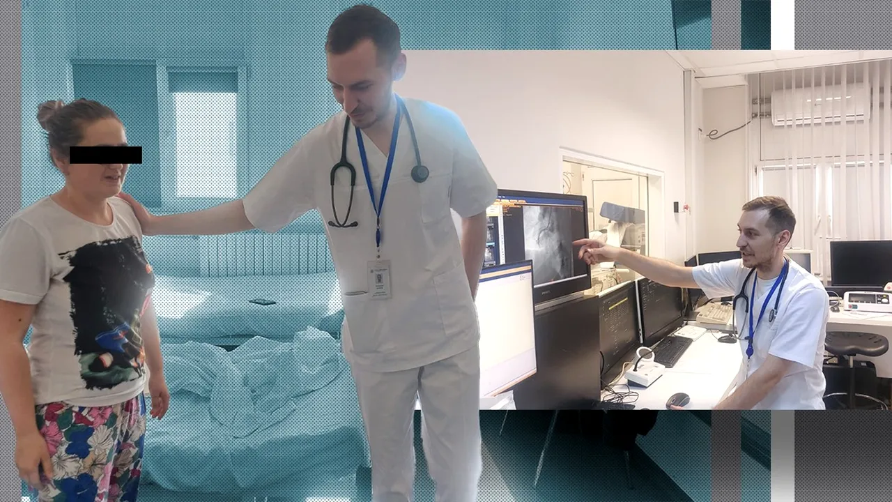 Caz șocant la Spitalul de urgență din Craiova. Unei tinere fumătoare i-a fost montat un stent la numai 26 de ani!