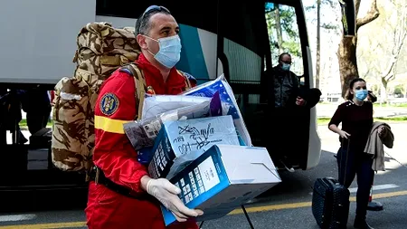 SOLIDARITATE. Aproximativ 20.000 de măşti din rezerva României au plecat spre Lituania în sprijinul echipajelor care luptă împotriva COVID-19