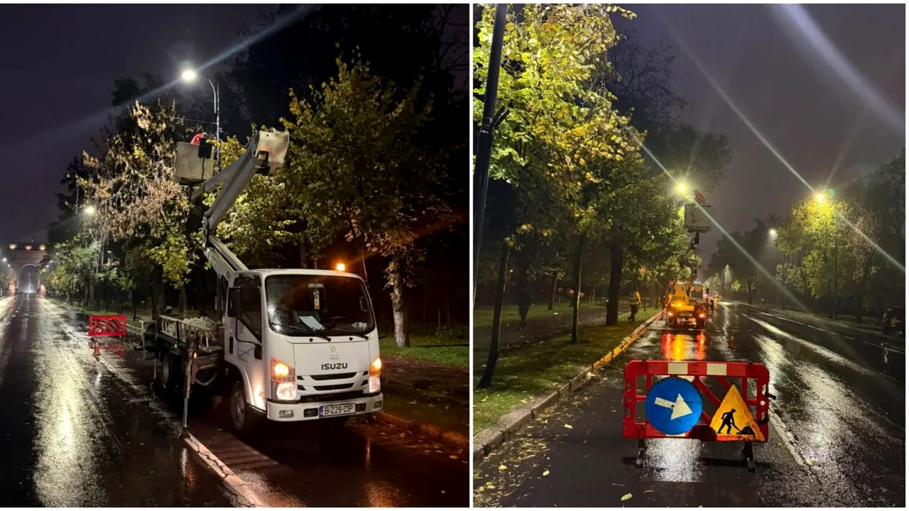 Cum va arăta Bucureștiul de sărbători. Primăria montează deja țurțuri, globuri gigant și 6 milioane de beculețe. Când vor fi aprinse