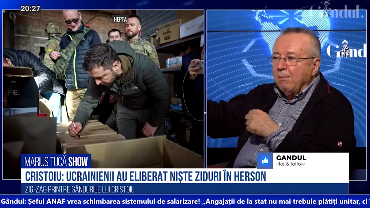 VIDEO | Ion Cristoiu: „Cucerirea Hersonului nu are valoare din punct de vedere militar”