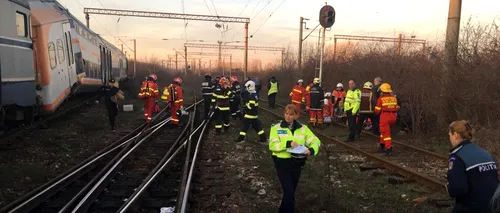 Două trenuri s-au ciocnit în Ploiești. Primele informații arată că 11 persoane sunt rănite / Circulația trenurilor, închisă pe raza stației Ploiești Triaj / Mărturia unui călător: Multă lume țipa, mulți au ieșit afară - FOTO / VIDEO UPDATE