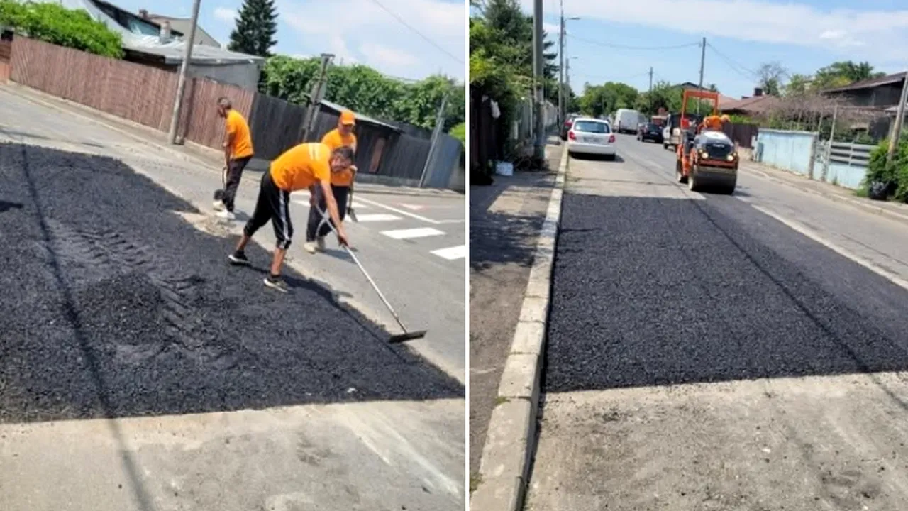 (P) Infrastructură Sector 5: Se continuă intervențiile pentru îmbunătățirea infrastructurii rutiere