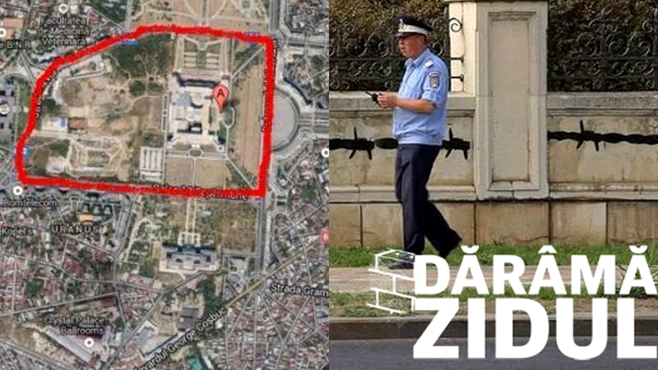 DĂRÂMĂ ZIDUL. Susțineți demolarea ZIDULUI din jurul Casei Poporului și amenajarea unui PARC deschis tuturor cetățenilor!