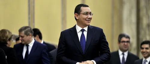 Ponta, zâmbind, după ce i-a făcut proști pe unii jurnaliști: Îmi cer scuze, nu o să mai folosesc...