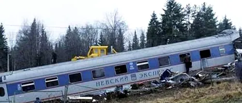 Zeci de persoane au fost rănite după deraierea unui tren de călători în sud-vestul Rusiei