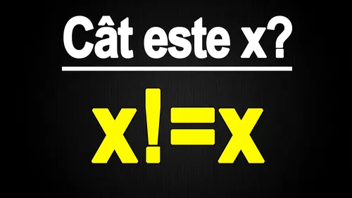 Test de inteligență pentru absolvenții de Bacalaureat | Cât este x dacă x!=x?