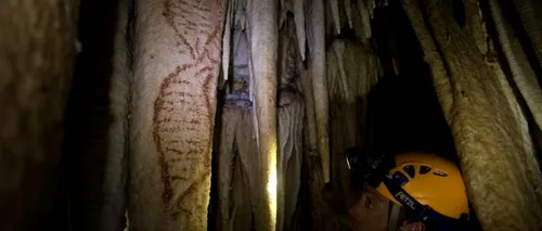 Desen preistoric realizat de omul de Neanderthal, descoperit într-o peșteră din Gibraltar