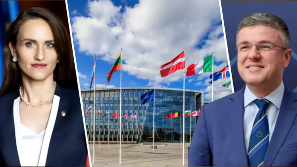 Țoiu și Darău petrec „Ziua industriei românești” la sediul NATO din Bruxelles. Miza evenimentului