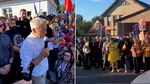 Călin Georgescu, în vizită în județul Vaslui. Fostul candidat la președenție a fost la Codăești, unde a fost întâmpinat de sute de oameni
