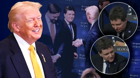 Ședința inaugurală a Consiliului Păcii s-a încheiat. Nicușor Dan a vorbit 2 minute și 9 secunde, a dat mâna cu Trump și a primit o șapcă. Vedeți principalele declarații ale președintelui Trump