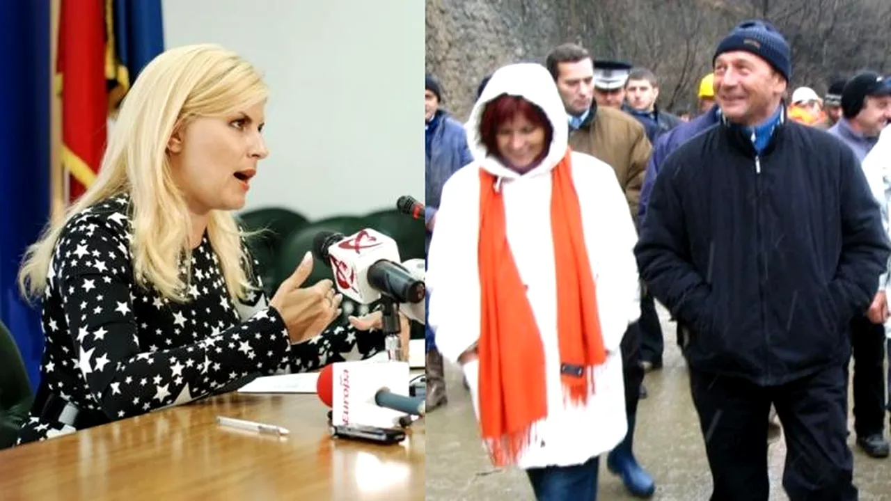 Unde dai și unde crapă: Udrea îl acuză pe Ponta că-și ia pulovere scumpe; puloverele sunt de la firma preferată de Băsescu