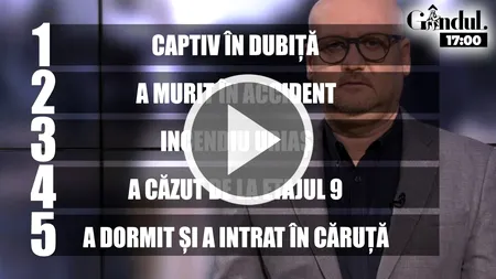 GÂNDUL NEWS. Un muncitor a supraviețuit, după ce a căzut în gol de la etajul 9 al unui bloc aflat în construcție (VIDEO)