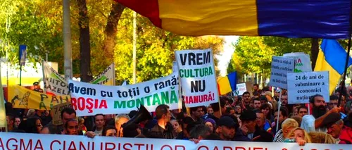 ZIUA 36 de protest față de proiectul Roșia Montană a adunat 6.000 de manifestanți. LIVE TEXT și FOTO