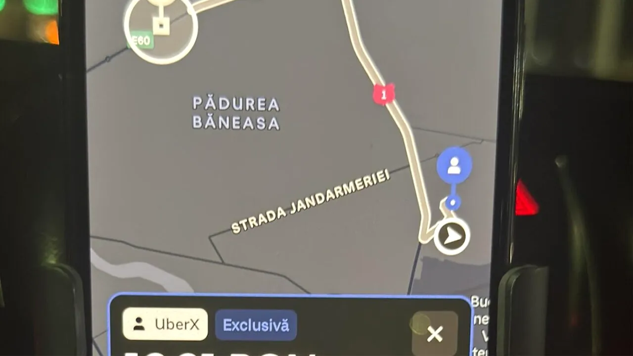 Cât a plătit un client Uber pentru o cursă de 9 km în București. Șoferul a crezut ca este o glumă