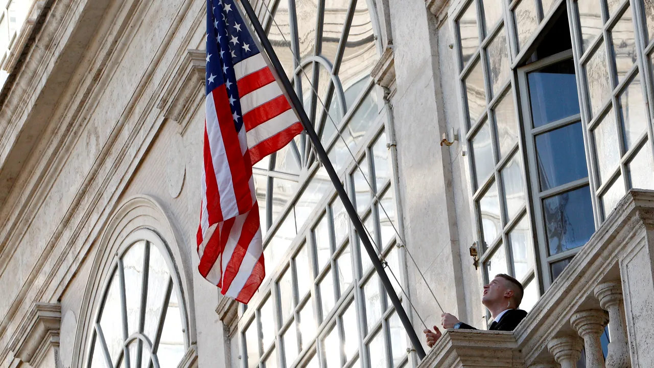 Explozie la Ambasada SUA de la Kiev 