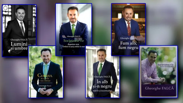 Scriitorul PNL Gheorghe Falcă, politician în timpul liber. A lansat astăzi a 6-a carte la București
