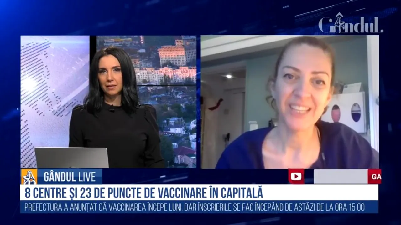 GÂNDUL LIVE. Laura Ghibu, medic român din Suedia: „Vaccinul anti-COVID este curat” / „Niciunul din efectele secundare nu este îngrijorător”