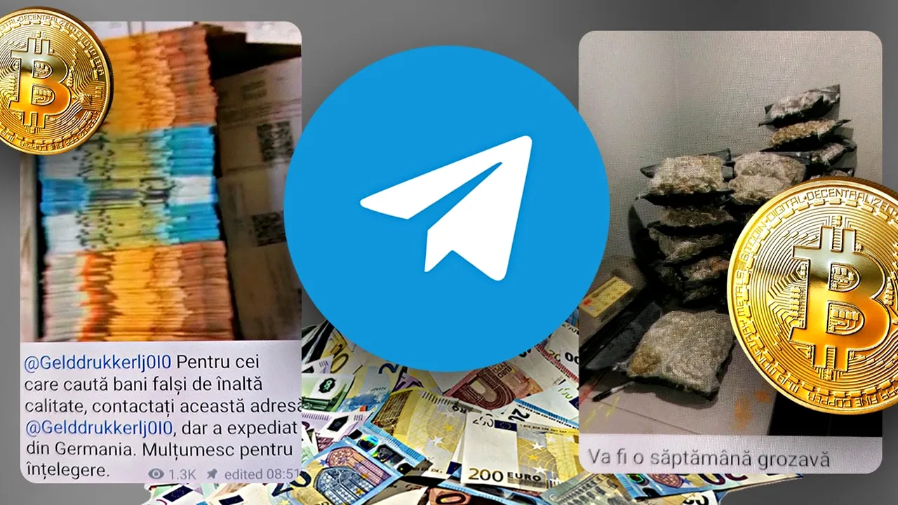EXCLUSIV | Infractorii străini vând droguri și bani falși în România, printr-o aplicație descărcată pe mobil. Mii de consumatori cumpără de la ei