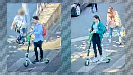 VIDEO | O tânără din Cluj este căutată după ce a lovit o bătrână cu trotineta pe trecere, apoi a fugit