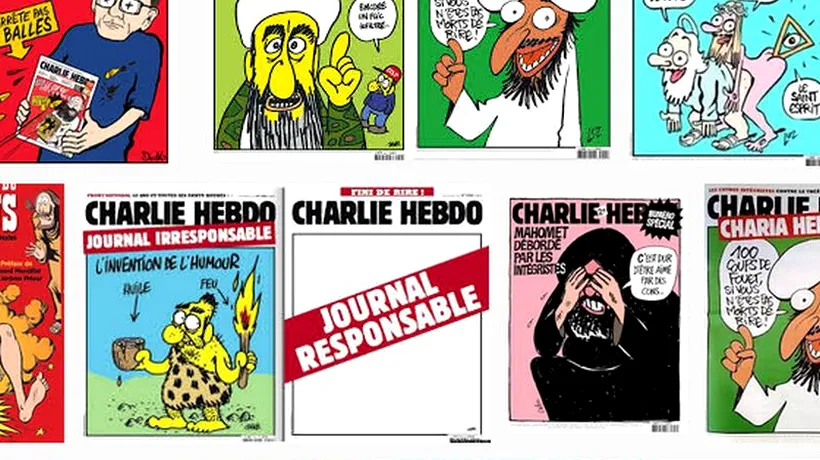 Charlie Hebdo a revenit pe piață. Cine este pe coperta numărului din 25 februarie