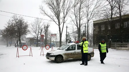 VREMEA. Ninsoare în Râmnicu Sărat în CINCI IMAGINI Mediafax