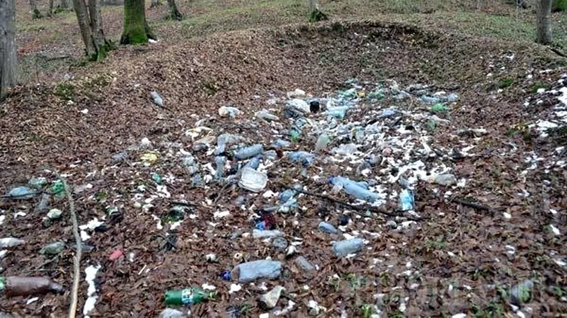 Ce a pățit un bărbat din Slatina, după ce A ARUNCAT saci cu gunoi într-o pădure