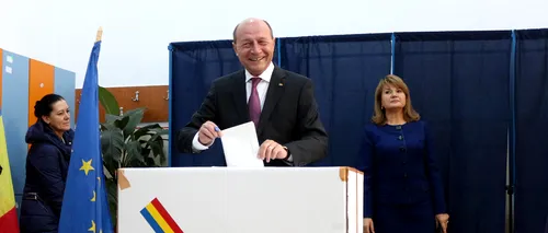 ALEGERI PREZIDENȚIALE 2014. Băsescu: După 10 ani, va veni alt tip de președinte; să fie un președinte care să facă România frumoasă