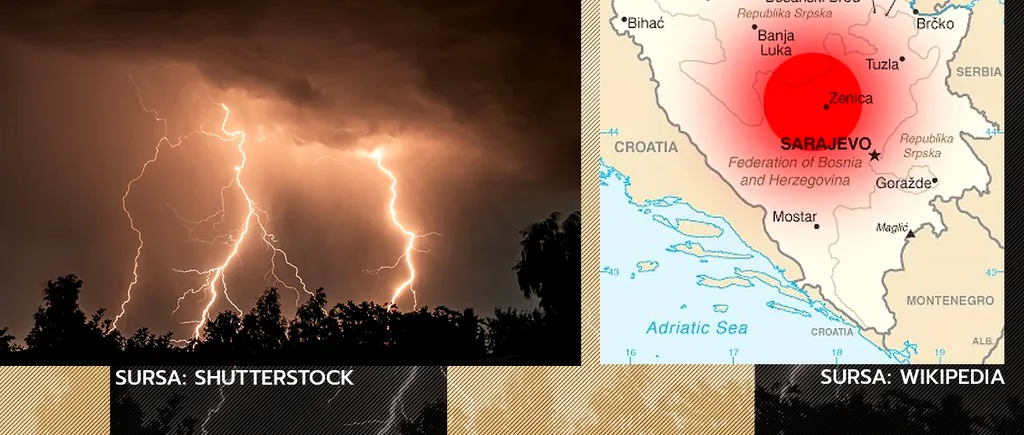 MAE a emis atenționare de călătorie în Bosnia și Herțegovina/Este COD ROȘU de furtuni puternice și ploi torențiale