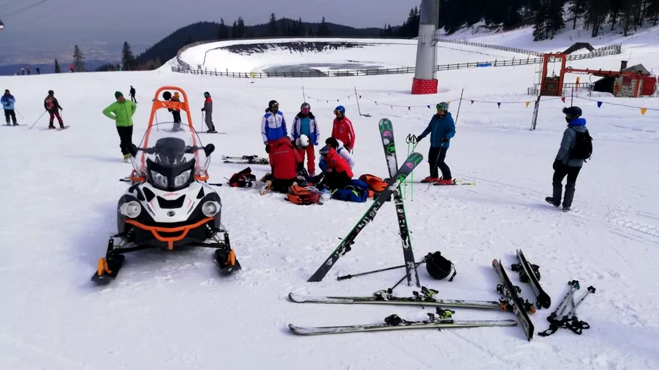 Breaking News. Un turist a murit pe pârtie, la Poiana Brașov / FOTO