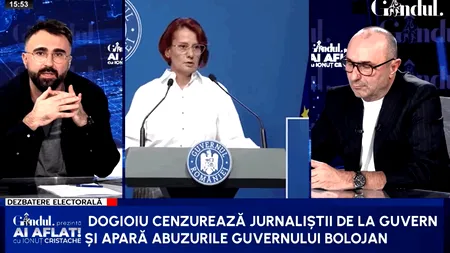 Tucă despre incidentul cu jurnaliștii. „Toți oamenii de la Palatul Victoria s-au făcut după chipul și asemănarea lui Bolojan/Totul li se cuvine”