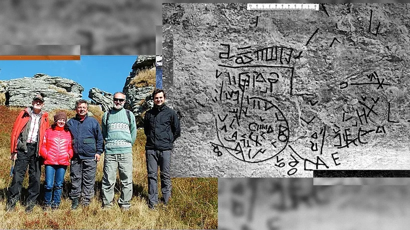 EXCLUSIV | Arheologii vor să deslușească misterul inscripțiilor arhaice din Munții Țarcu. „Ar data din secolul I î.Hr și probabil sunt funerare”