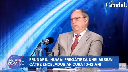 Dumitru Prunariu: „Pe Europa e mai multă apă decât pe Terra”