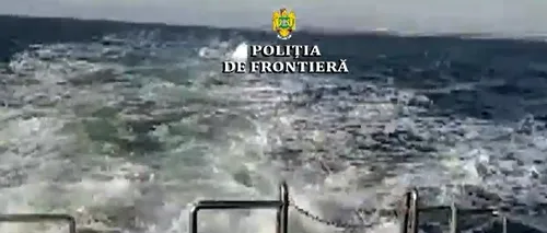 Turiști blocați în Marea Neagră, salvați de Poliția de Frontieră - VIDEO 