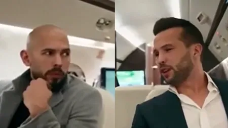 Cum s-au filmat frații TATE în avionul de lux: 