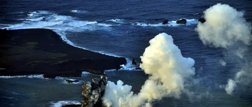 Vulcanul de pe insula japoneză Nishinoshima a erupt din nou
