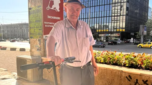 Povestea emoționantă a unui pensionar din Iași: „Acest om de peste 70 de ani mi-a zis că vrea să închirieze o trotinetă