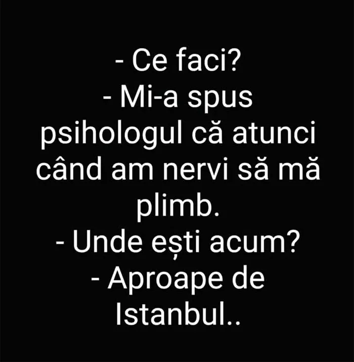 Bancul de duminică | Sfatul psihologului