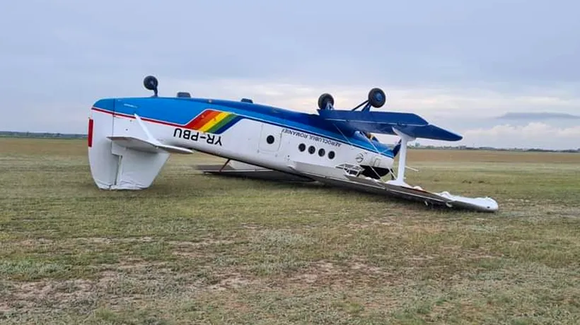 Accident aviatic în Buzău, unde a fost implicată o aeronavă AN-2, care aparține Aeroclubului României. Opiniile experților despre incident