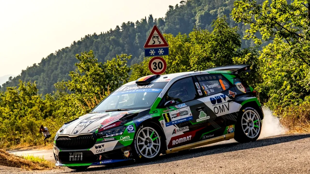 Simone Tempestini, iarăși pe podiumul Campionatului European de Raliuri!