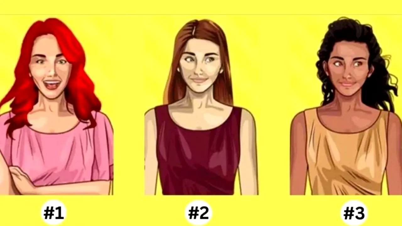 Testul de personalitate care îți dezvăluie un secret despre tine. Ce culoare are părul tău: roșcat, șaten sau negru?