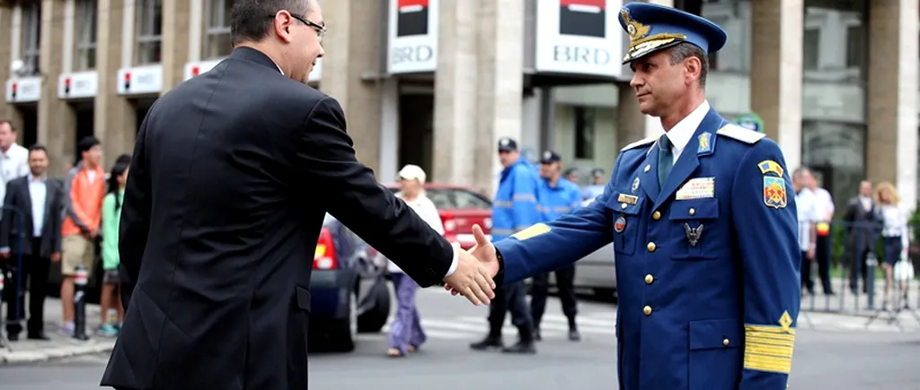 Generalul Ștefan Dănilă va deveni consilierul lui Ponta după ce își predă mandatul de șef al SMG
