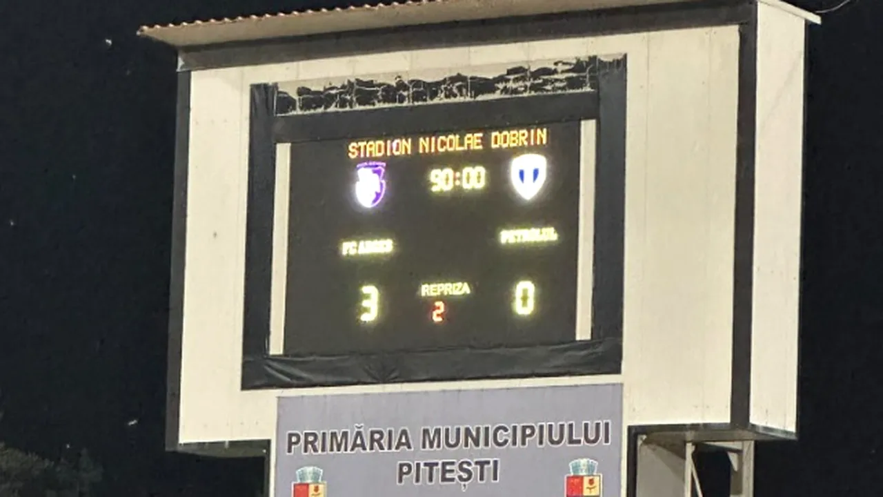 FC Argeș se salvează pentru moment și merge la BARAJUL de menținere în Superliga! Chindia Tărgoviște a retrogradat la inaugurarea stadionului