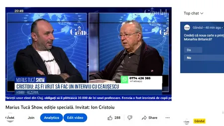Poll Marius Tucă Show: „Credeți că noua carte a prințului Harry va zdruncina Monarhia Britanică?”. Ce spun românii